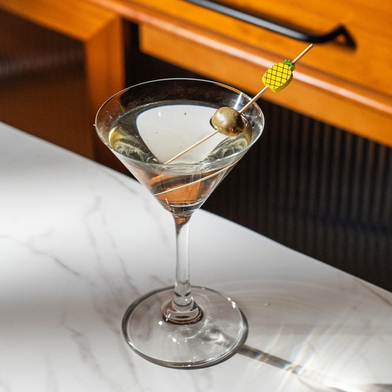 PuTwo Cocktail Picks Handmade Bamboo Toothpicks 100pcs 4.7" in Yellow Pineapples - Image 4